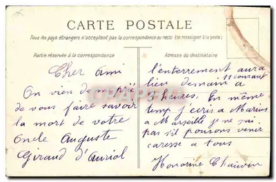 Marseille — Bassin do Carénage e Forte Saint-Jean — Edição C. Carrière, Marseille, n°8 — Verso