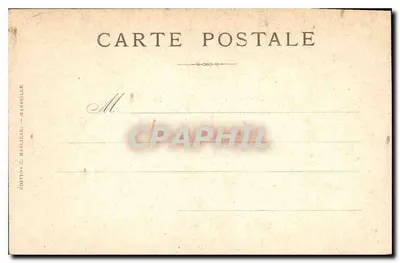 Marseille — O castelo de If — Edição G. Marliéak — Verso