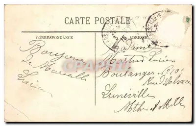 Marseille — Le Pont Transbordeur et Notre-Dame-de-la-Garde — LL. Éditeur LL. N° 72 — Verso