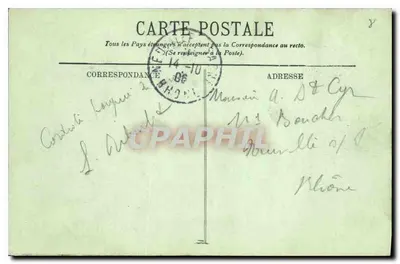 Marseille — Giełda i Cannebière — LL. n°46 — Rewers