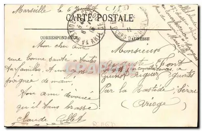 Marselha — O Ponte da Fausse Monnaie — LL. n°240 — Verso