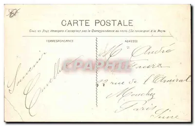 Marselha - Parque Borély. O Châtelet — Edição Nouvelles Galeries — Verso
