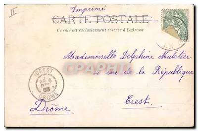 Marselha — Porto de La Joliette — Imprimerie de la République — Verso