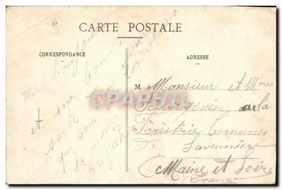 Marseille — Hotel de Ville — wydawca E.L. n°28 — Rewers
