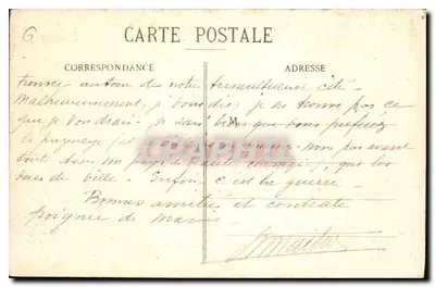 Marseille - Pont de la Fausse-Monnaie en Punten van Malmaousque - EL. — Achterkant