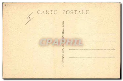 Lyon — Plac Le Viste i ulica République — X. Coutagry, wyd., 36, Victor-Hugo, Lyon — Rewers
