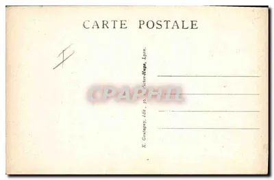 LYON — Place Le Viste e rue de la République — X. Goutagny, editor, 39, Victor-Hugo, Lyon — Verso