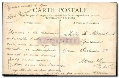 Lyon — Plac Bellecour — widok panoramiczny — E.V. & Cie, n°3 — Rewers