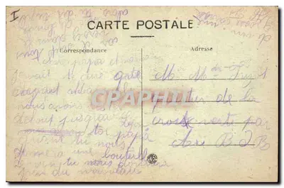Lyon — Plac Bellecour, ulica Hôtel-de-Ville i ulica République — L. B. — Rewers