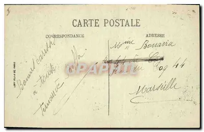 LYON — Fonte da Place des Jacobins — LL. Selecta, n° 528 — Verso