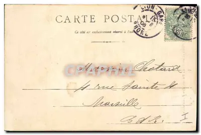 LYON - Fontaine de la Place des Jacobins — éditée par THIERY ET SIGRAND — Verso