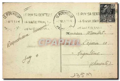 Le Puy (Alta Loira) - Vista generale - L'istituto Agricolo di Vals in primo piano. - Editore: L. Bertrand. — Verso