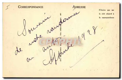 Env. do PUY — O Castelo de Polignac, lado meridional — LL — Verso