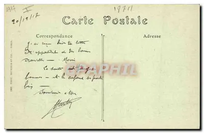 Le Puy — Ogólny widok z Rocher d'Espaly — ND. Fot. — Rewers