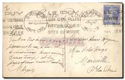 Le Puy — Porta Świętego Jerzego — CPAPHIL — Rewers