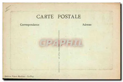 LE PUY (Hte-L.) - Most Nowy - Dzielnica Świętego Laurenta — Wydawnictwo Vérot-Mathieu — Rewers