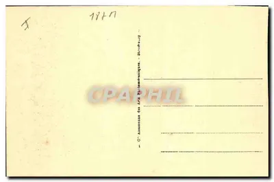 Le Puy — Plac Michelet — widok fontanny i starego Le Puy w tle — anonimowy wydawca, nr 25 — Rewers