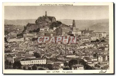 Le Puy - Ogólny widok — Pittoreska Haute-Loire — Wydawca Béal, nr 8003