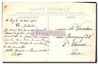 Le Puy-en-Velay (Haute-Loire) — Muzeum Crozatiera — L'Hirondelle de Paris, nr 474 — Rewers