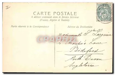 Il Rocher Saint-Michel d'Aiguilhe — Haute-Loire — editore sconosciuto, n° 493 — Verso