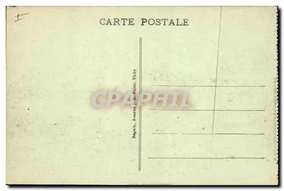 Le Puy - Place du Breuil — widok malowniczy z fontanną i statuą — wydawca Idsal, nr 8061 — Rewers