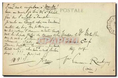 Le Puy — Il Rocher Cornelle e la Statua Colossale di N.-D. di Francia — V.M. — Verso