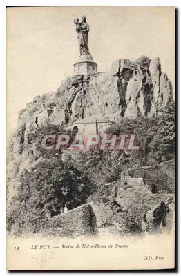 Le Puy — Statua Najświętszej Panny Maryi Francji — ND. Fot.