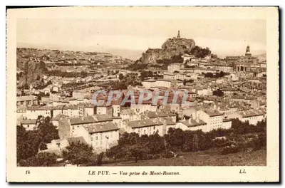 Le Puy — Widok z Mont-Ronzon — LL