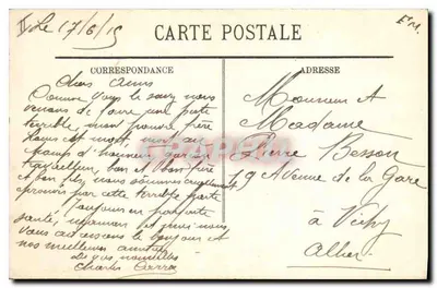 LYON — Pałac Handlu — Giełda — LL. — n° 54 — Rewers