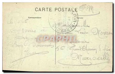 LYON — Praça Bellecour e colina de Fourvière — E. R. — Verso