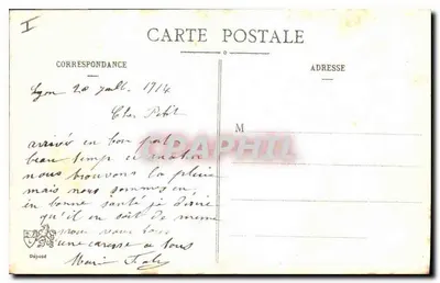 Lyon - Plac Bellecour - Widok ogółem - L. E. — Rewers