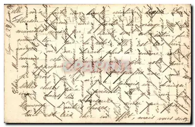 LYON — Gare de Perrache et les Voûtes — Carrier, édit., modèle déposé — Verso