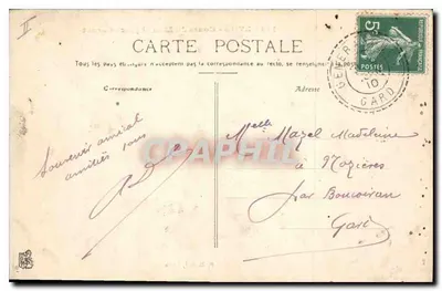 LYON - Cours du Midi i plac Carnot — P. Martel, Lyon, n° 103 — Rewers