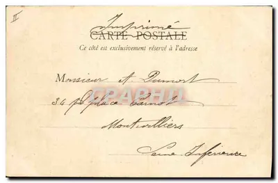 Lyon — Pomnik Pierre Dupont — Ogród Charitreux — B. F., Paryż, n°13 — Rewers