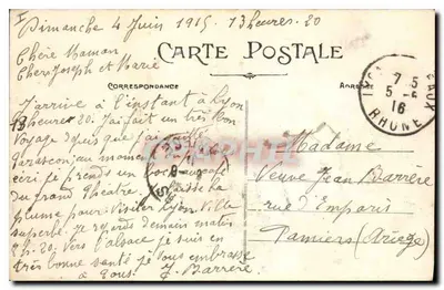 LYON — Plac Carnot — Stacja Perrache i Hotel Terminus — E. R. — Rewers