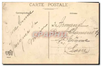 LYON - La Place Bellecour - Ogólny widok - L. É. — Rewers