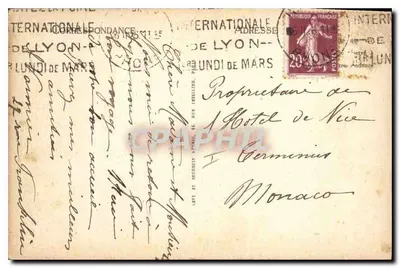 LYON - A Estação de Perrache - LL — Verso