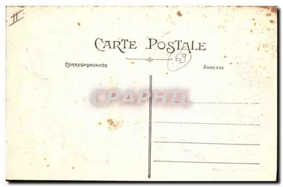 LYON — Stazione dei Brotteaux — I Giardini e il Buffet — Carrier, edit., modello depositato — Verso