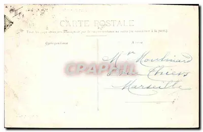 LYON — Place Bellecour, Statua Louisa XIV i Côteau de Fourvière — Rewers