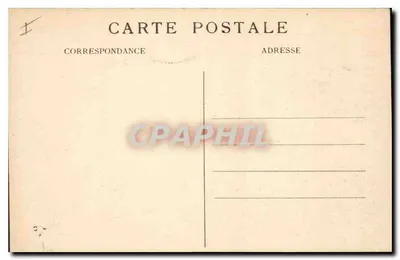 LYON — Plein Bellecour en Heuvel van Fourvière — E.R. — Achterkant