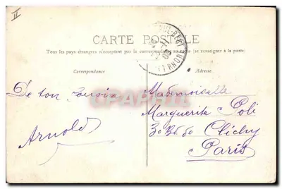 LYON - Rue de la République — vue urbaine avec tramway et bâtiments — éditeur impr. sur la carte — Rewers