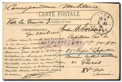 LYON - Gare des Brotteaux - L. E. — Rewers