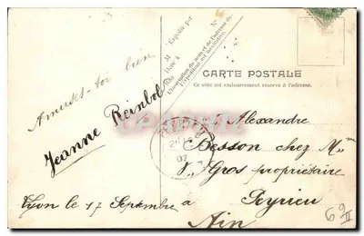 Statua Bernarda de Jussieu — Paryż — P. Paris. No. 22 — Rewers
