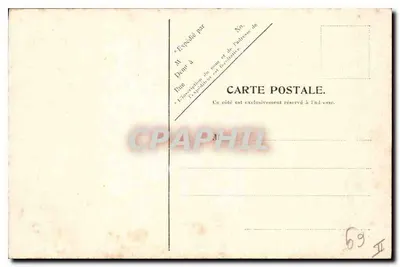 Lyon — Statua Bernarda de Jussieu — V. P. Paryż — Rewers