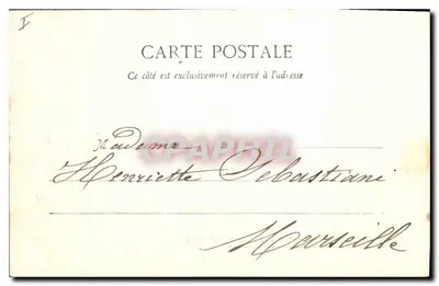 Estátua de Luís XIV em Lyon — Praça Bellecour — Edição Giletta, n° 8336 — Verso