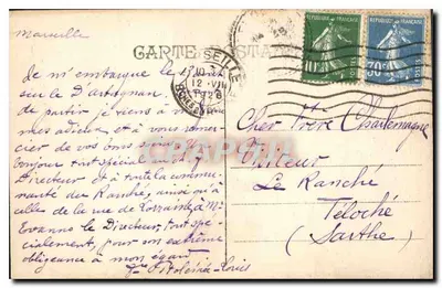 Marselha - N.-D. de la Garde - Igreja Nossa Senhora da Guarda — Verso