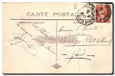 MARSEILLE - A Catedral e o Canal St-Jean — editor não identificado — Verso