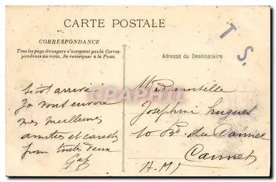 Marseille - Les Allées de Meilhan — editor Annonces du Nord, n° 1267 — Verso