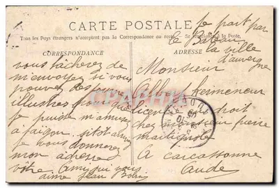 Marsiglia - L'Hotel des Postes — Editore L. Lacour, n° 450 — Verso