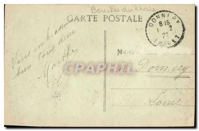 Marseille — Sint-Maria de Garde — uitgever onbekend, serie-nummer niet zichtbaar — Achterkant